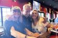 Relaxing after her first show at the Crabcake Factory West were musician Lauren Glick w/ Bill J & Nancy B. golden photo